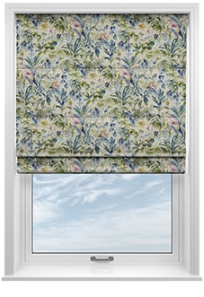 Paradise, Saxon Blue - Twist&Fit Roman Blind